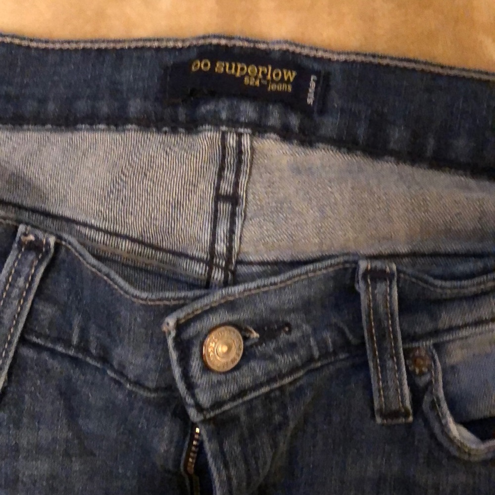 Levi is super low 524 jeans